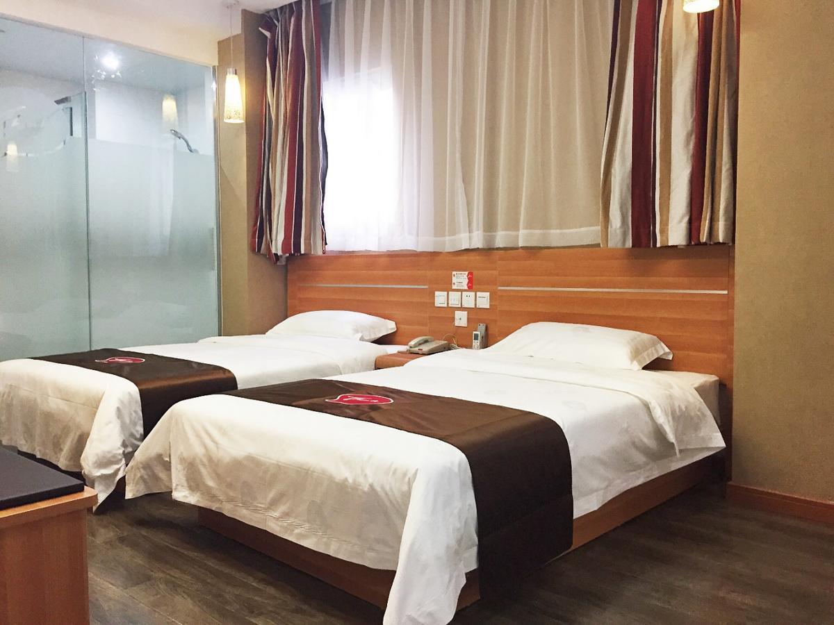 Thank Inn Chain Hotel Guangdong Shenzhen Baoan International Airport Екстериор снимка
